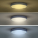 LED osvětlení s dálkový ovladačem Grey , 48W, 3360lm, 38cm, změna chromatičnosti, stmívatelné