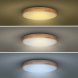 LED osvětlení s dálkový ovladačem Solid Oak, 48W, 3360lm, 39cm, změna chromatičnosti, stmívatelné