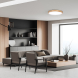 LED osvětlení s dálkový ovladačem Solid Oak, 60W, 4200lm, 51cm, změna chromatičnosti, stmívatelné