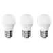 LED žárovka Classic Mini Globe / E27 / 4,2 W (40 W) / 470 lm / neutrální bílá set 3ks