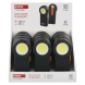 COB LED svítilna  plastová, 3× AAA