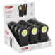 COB LED svítilna  plastová, 3× AAA
