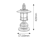 SUDANO stolní lampa max. 60W | E27 | IP20 - bronz