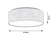 OTILIA LED stropní svítidlo 3308