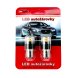 LED BA15S oranžová, 12V, 16LED 2835SMD