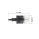 LED T20 (3157) bílá, 12V, 16LED 2835SMD