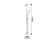 OPHUS LED stojací lampa 3240