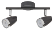 KAREN 6513 LED stropní bodové svítidlo 2x4W | 560lm | 3000K | IP20 - černá