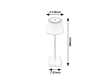 TAENA LED stolní lampa 76013