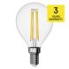 LED žárovka Filament Mini Globe / E14 / 3,4 W (40 W) / 470 lm / neutrální bílá