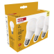 LED žárovka Basic A60 / E27 / 9,4 W (60 W) / 806 lm / teplá bílá 3ks