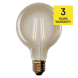 LED žárovka Vintage G95 / E27 / 4,5 W (40 W) / 420 lm / teplá bílá