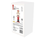 LED dřevěný louskáček, 29 cm, 1× CR2032, vnitřní, teplá bílá