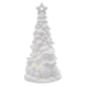 LED keramický stromeček se sněhuláky, 33,5 cm, 2x AA, vnitřní, teplá bílá