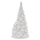 LED keramický stromeček se sněhuláky, 33,5 cm, 2x AA, vnitřní, teplá bílá