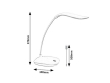 BEDI LED stolní lampa 74235