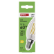 LED žárovka Filament svíčka / E14 / 5,9 W (60 W) / 806 lm / neutrální bílá