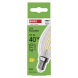 LED žárovka Filament svíčka / E14 / 3,4 W (40 W) / 470 lm / neutrální bílá
