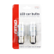 LED žárovka sada 12V/24V P21/5W BAY15D čirá CANBUS