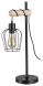 Stolní lampa FABIANO 1x40W | E27 - černá, světlé dřevo