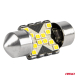 2ks žárovka LED Festoon 12/24V SV31mm čirá CANBUS