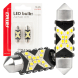 2ks žárovka LED Festoon 12/24V SV36mm čirá CANBUS