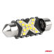 2ks žárovka LED Festoon 12/24V SV41mm čirá CANBUS