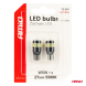 LED žárovka sada 12V/24V 5W W2,1x9,5d čirá CANBUS