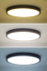 LED osvětlení s dálkovým ovladačem Estela Black, 36W, 2700lm, 30cm, změna chromatičnosti, stmívatelné