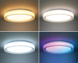 LED osvětlení s dálkovým ovladačem Floco, 30W + 6W RGB, 2100lm, 40cm, změna chromatičnosti, stmívatelné