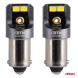 LED žárovka sada 12V/24V 4W BA9S 4x2016 SMD čirá CANBUS