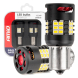 LED žárovka sada 12V/24V 21W BA15s čirá CANBUS s ventilátorem