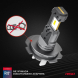 2ks žárovka LED H7/H18 12V 2800 lm HYBRID