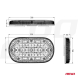 led rampa světelná oranžová 48 LED 328x186x50