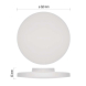 LED přisazené svítidlo DIONI kruhové, bílé, 18W, se změnou CCT