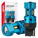 LED žárovka sada 12V/24V W21W čirá CANBUS T20 (7440)