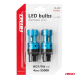 LED žárovka sada 12V/24V W21/5W čirá CANBUS (7443)