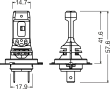 LED H7 12V 16W NIGHT BREAKER SPEED OSRAM set 2ks