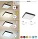 LED venkovní stropní svítidlo TARTU 18W | 1800lm | 2800-6000K CCT | IP44 - černá