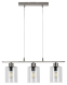 MIROSLAW závěsné svítidlo max. 3x40W | E27 | IP20   - saténový chrom