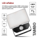 LED reflektor TAMBO se senzorem pohybu, 10 W, 1000 lm, černý