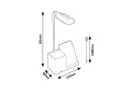 CERIE LED stolní lampa 74233