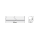 LED lineární svítidlo DAPO 9W/230V/6000K/950Lm /120°/IP20/600mm