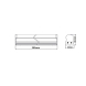 LED lineární svítidlo DAPO 5W/230V/3000K/500Lm/120° /IP20/300mm