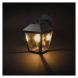 LED zahradní nástěnné svítidlo, 18 x 15 x 24,5 cm, 1 x E27, 15 W