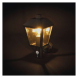 LED zahradní nástěnné svítidlo s čidlem soumraku, 19,8 x 15 x 29,8 cm, 1 x E27, 15 W