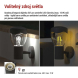 LED zahradní nástěnné svítidlo, 16,4 x 12 x 23 cm, 1 x E27, 15 W