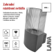 LED zahradní nástěnné svítidlo, 11,9 x 10,6 x 21,8 cm, 1 x E27, 25 W