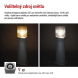 LED zahradní sloupkové svítidlo, 15,3 x 13,3 x 45 cm, 1 x E27, 25 W