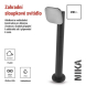 LED zahradní sloupkové svítidlo, 12 x 12 x 50 cm, 12,5 W, teplá bílá